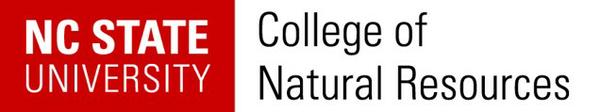 NC State College of Natural Resources logo.